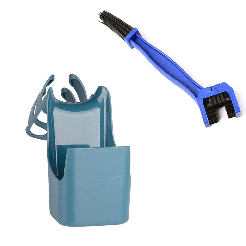 Bike Motorcycle Chain Oil Storage Box Chain Cleaning Oil Splash-Proof Oil Lubricant Clean Cycling Repair Tools Bike Accessories