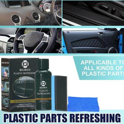 30/50ML Renovation For Plastic Parts Refurbish Agent Car Restorer Clean Restore New Look For Kitchen Bathroom