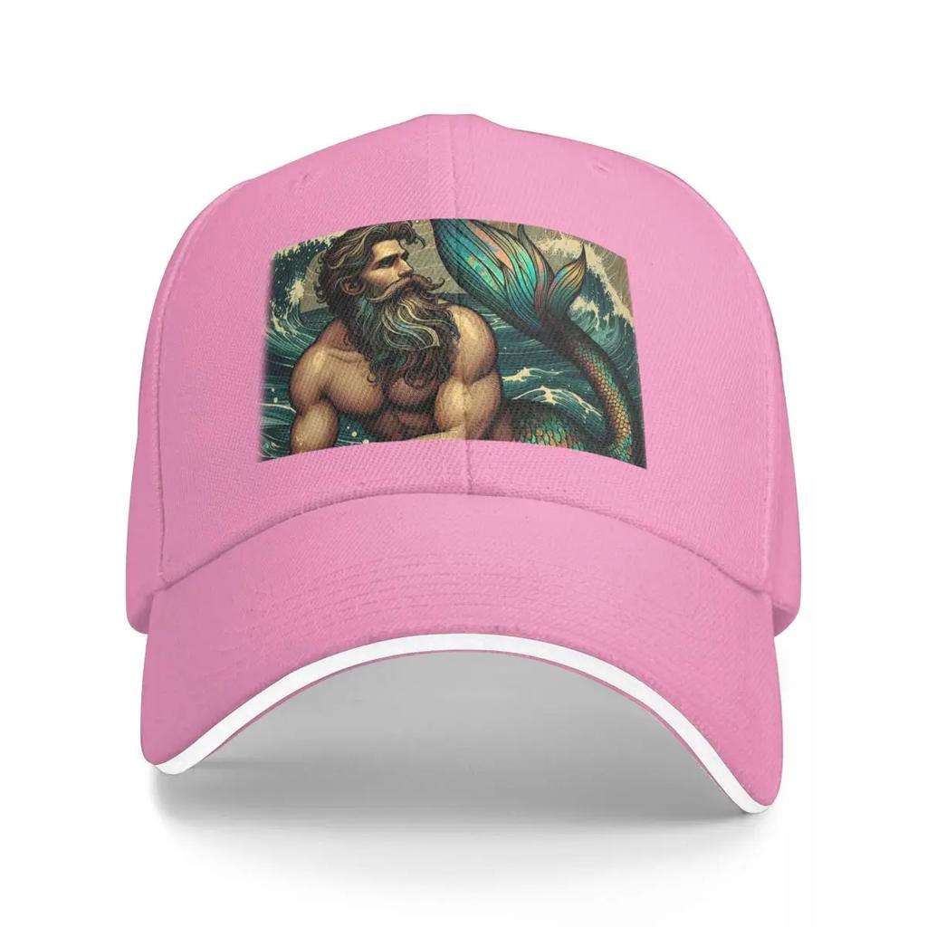 Iridescent Merman Baseball Cap Luxury Caps Hip Hop Luxury Man Cap Sun Hat For Children Unisex Women's