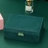 Exquisite Schmuckaufbewahrungsbox Reiseorganisator Ausstellungsständer Box für Ringe Uhren