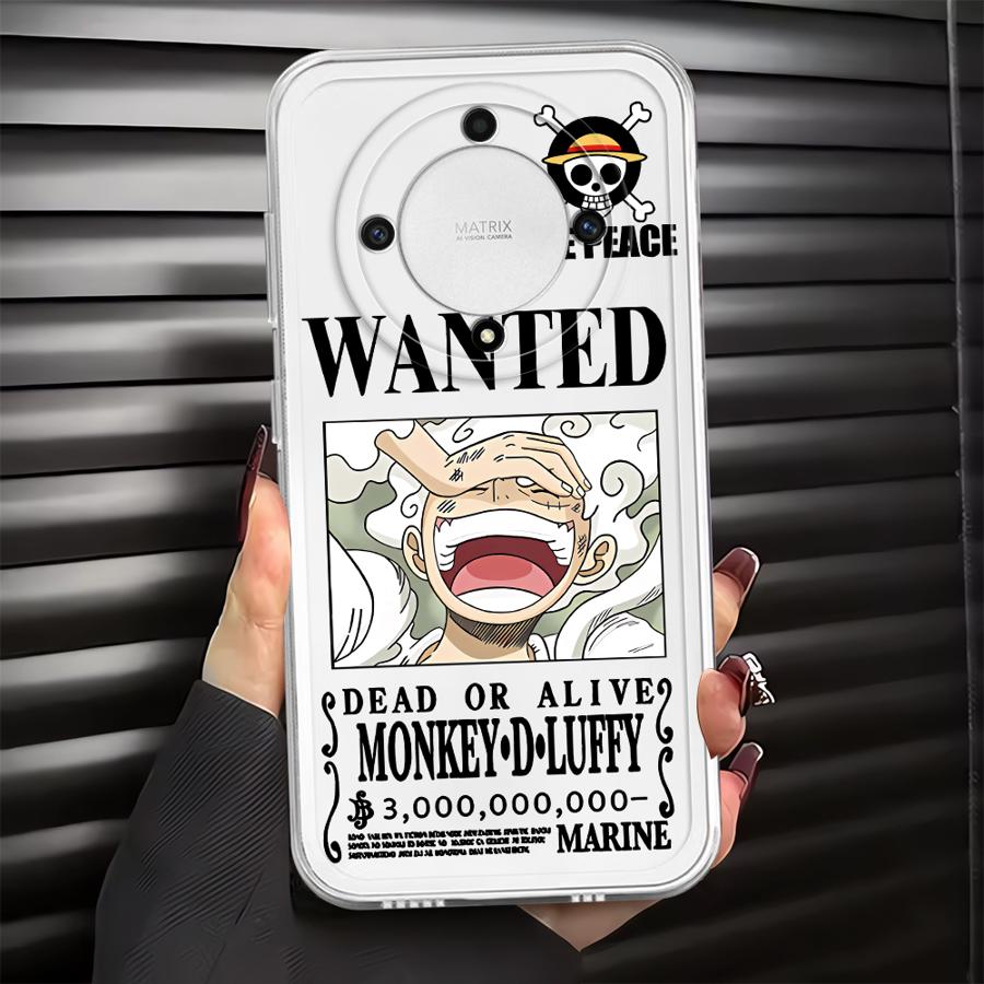 Custodia One Piece Luffy per Honor X8a X7b 90 Lite X8 X9b X8b X9a Cover Morbida per Telefono