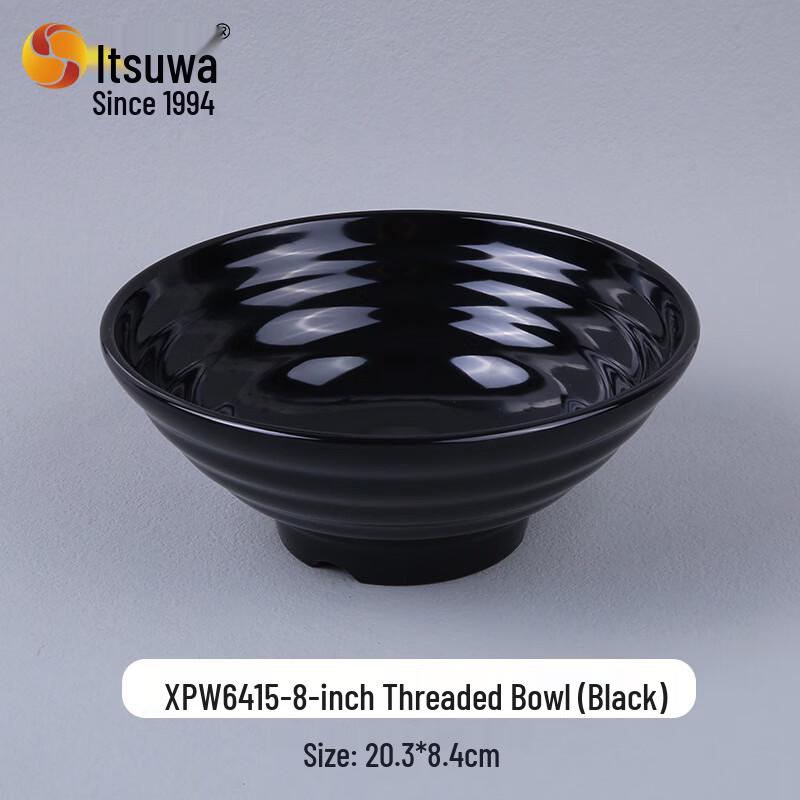 WUHE Commercial Melamine Threaded Noodle Bowl