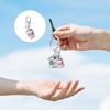 Lovely Pet Shaped Keychain For Couples Gift Resin Accessory Mini Key Ring Her Birthday Present Bag Pendant