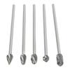 For Solid Carbide Rotary Burrs 5pcs 100mm Overall Length 3mm Shank 6mm Dia
