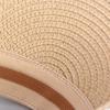 Imitation Pearl Empty Top Straw Hats For Women Casual Summer Beach Visor Caps Foldable Wide Large Brim Sun Uv Protection Caps
