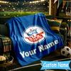 Custom Personalized Blanket Hansa Rostock Football Soft Throw Blanket, Suitable for Family and Friends, Sofa Blanket,Home Decor Christmas gift