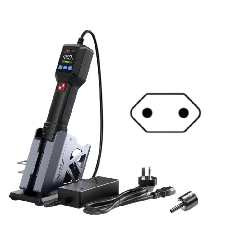SAG55 550W With Stand BGA Rework LCD Digital Blower Soldering Heater Handheld Hot Air Blower Soldering Repair Tool