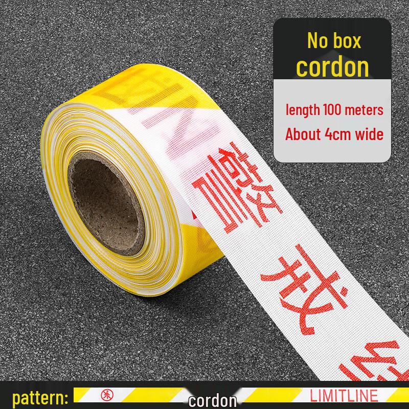 Disposable Retractable Safety Warning Barrier Tape