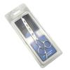 6.0" Left-Handed Hairdressing Scissors with Comb - Barber, Straight, Bang Scissors