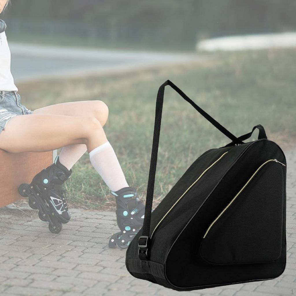 Rollschuhtasche Handtasche Damen Herren Kinder 40x40x26cm Verstellbarer Schultergurt Verschleißfest Figur
