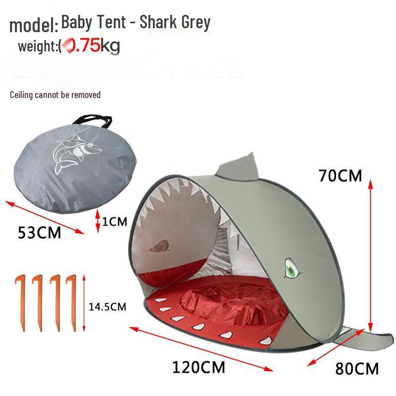 

KarLot Kids Baby Shark Beach Play Tent