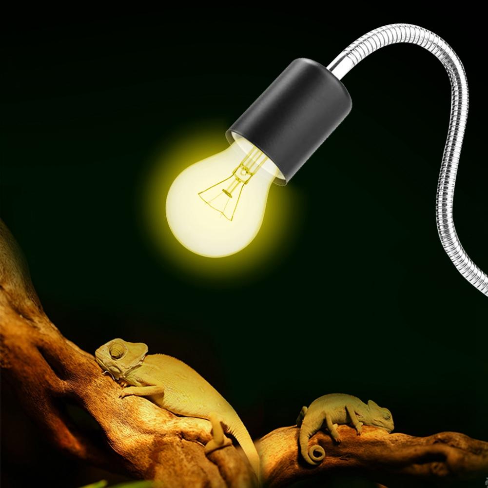 360 Degrees Rotating Adjustable Temperature Tortoise Lizard Fish Reptile Heat Lamps Base Clip Clamp