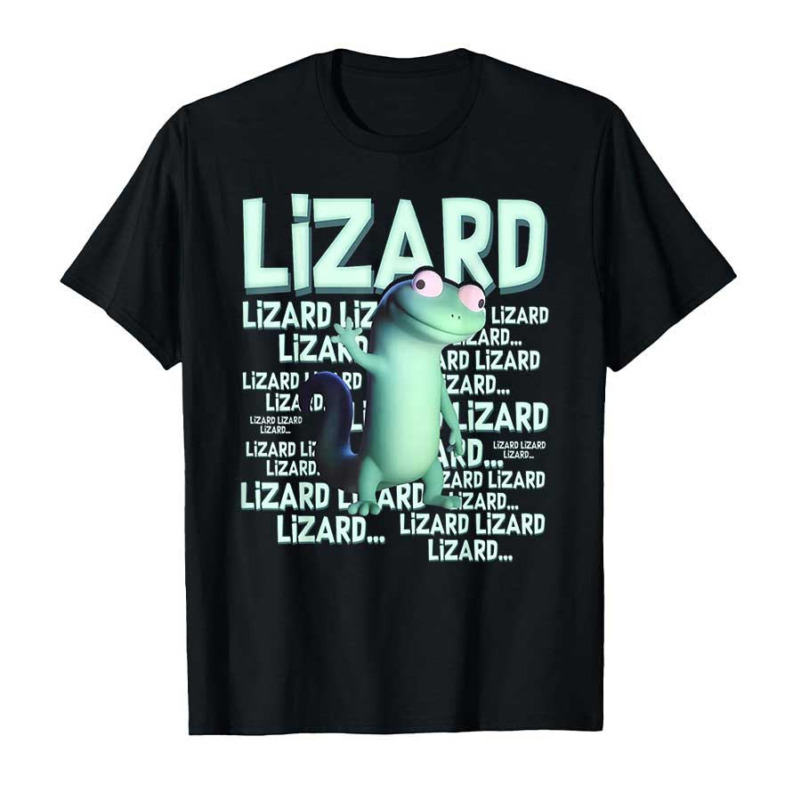 Lustiges Weirdcore-Echsen-Echsen-Echsen-Meme-Tier-T-Shirt für Männer und Frauen, 100 % Baumwolle, Kurzarm-Tops, P385