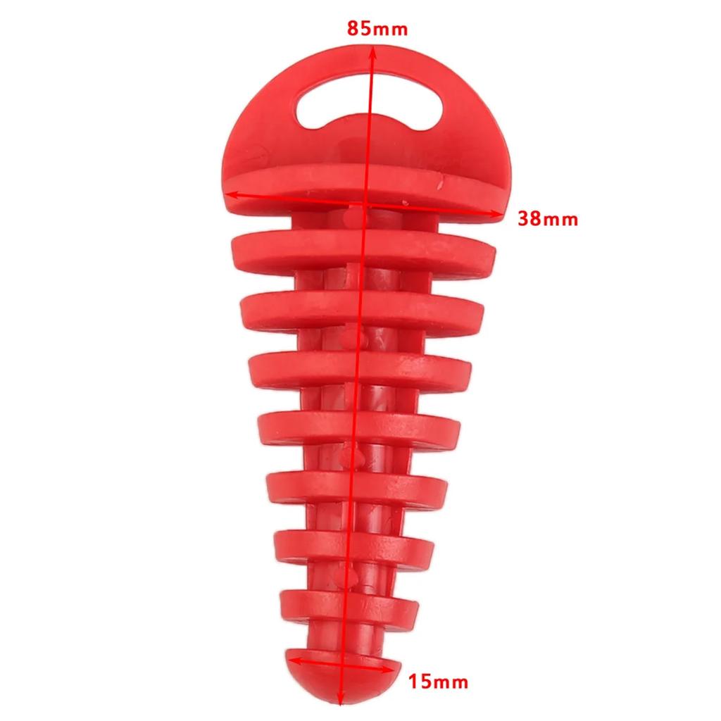 Exhaust Pipe Plug Motorcycle Tailpipe Rubber Bleeder Plug Exhaust Silencer Wash Plug Pipe Protector for Yamaha Honda Kawasaki