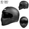 Exclusive Supply3C/Dot Certified Scorpion Motorcycle Helmet, Retro Helmet, Warrior Combo Helmet, Motorcycle Full-Face Helmet for All Seasons