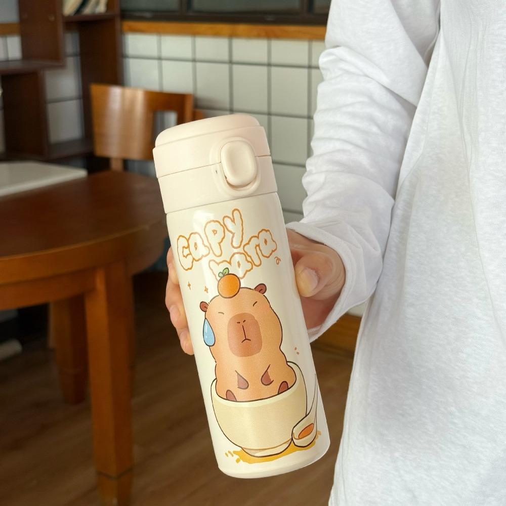 304 Stainless Steel Vacuum Flask Large Capacity Water Bottle Cartoon Thermal Mug