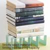 Mehrzweck-Buchstützen, Bücherregal, Bücherregal, Schreibtisch-Bücherregal für Bücher, CDs, Zeitschriftensammler, Schul- und Bürobedarf