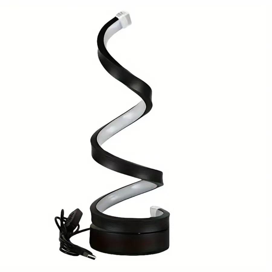 Modern USB-Powered Adjustable Spiral LED Desk Lamp