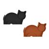 Cat Shape Espresso Coffee Tampering Tamp Corner Mat Holder Silicone Pad