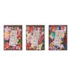 Washi Kawa Sumi Special Hand-Dyed Kyoto Yuzen Chiyogami Seal (Sakura Ume Butterfly 60 Pieces)