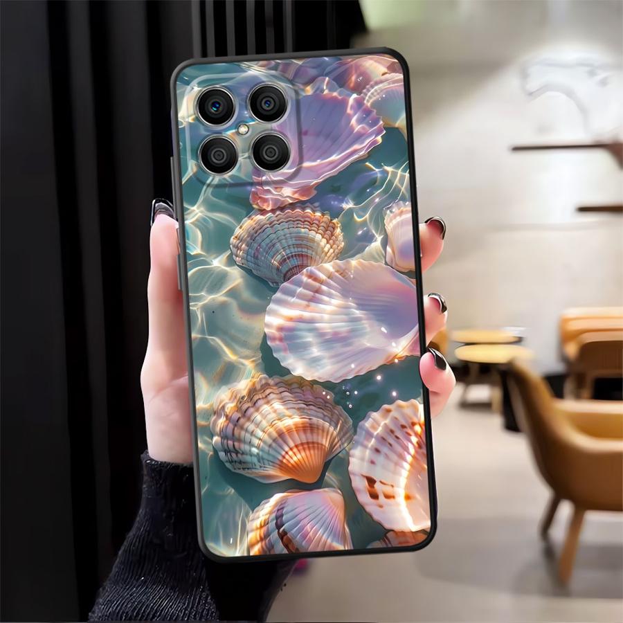 Funda Phone Cover Case for Honor 200 400 Lite Magic5Lite X5b 8X X6 X9a 90 70 X7 X8 Ocean Scenery Pattern