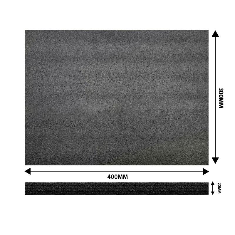 Листы из полиэтиленовой пены Черные Вырезаемые Вставки из пенопласта для кейсов Блок из полиэтиленовой пены для упаковки Хранения в ящиках для инструментов Коврик для рукоделия 1pc 1350₽