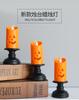 Halloween Ghost Festival Pumpkin Candlelight LED Candlestick Ins Desktop Ornament Scene Atmosphere Arrangement Props Decoration