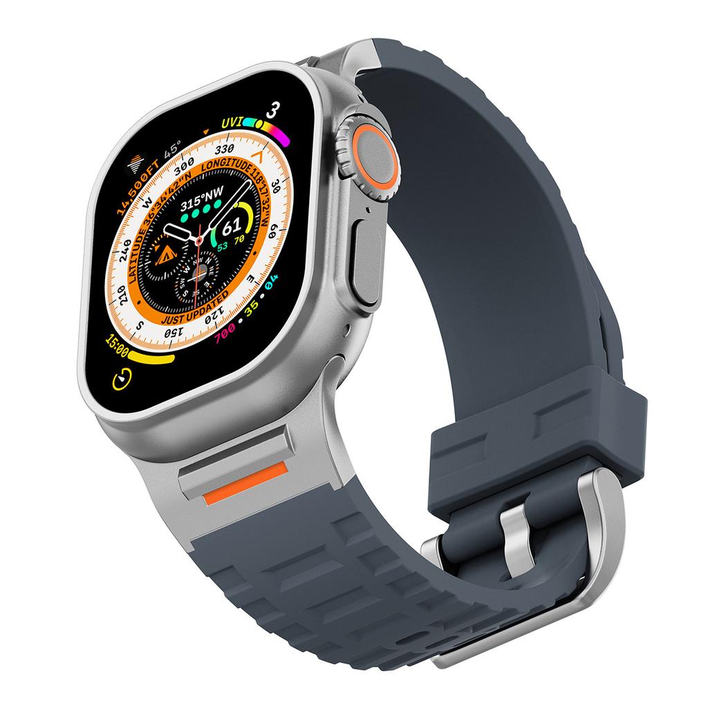 3 Style New Sport Band For Iwatch Ultra 3/2 49mm 42 44 45 46mm Silicone Strap For Apple Watch Series 11 10 9 8 7 6 SE3 Bracelet