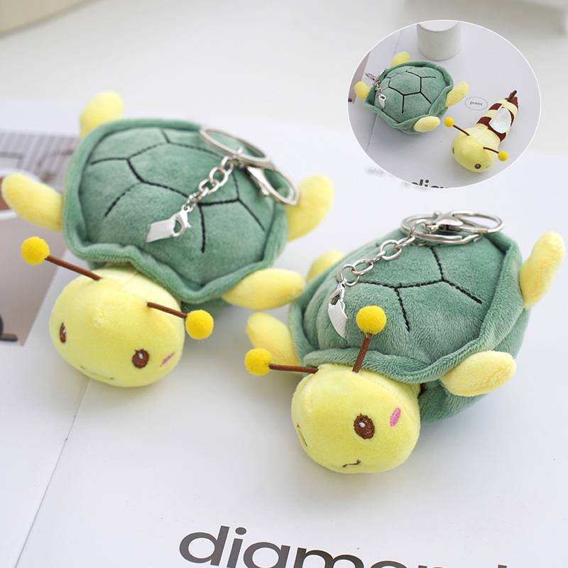 

Bee Plush Turtle Toy Backpack Key Buckle Cute Creative Small Accessories Gift
