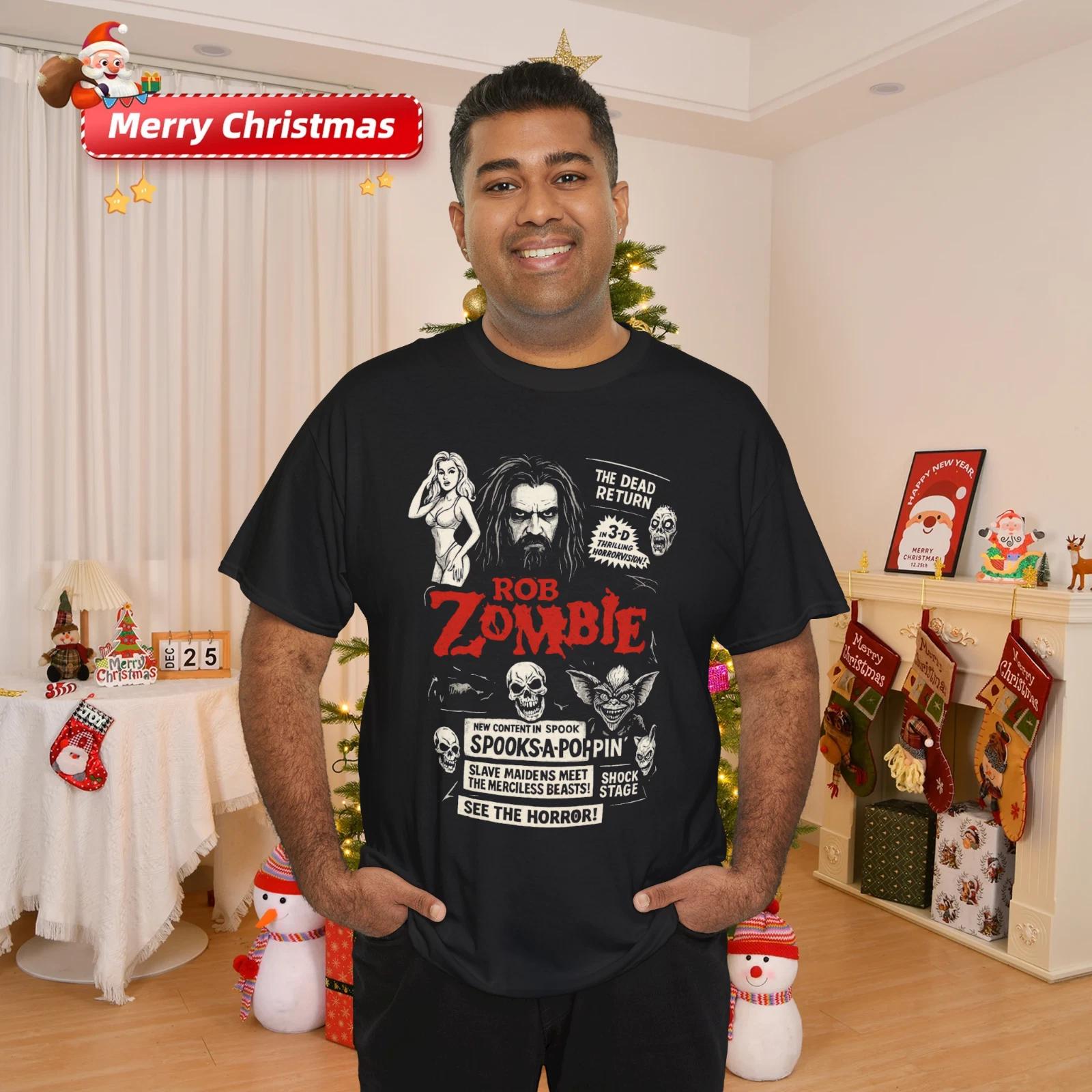 Винтажная футболка 90-х годов Rob Zombie Spooks-A-Poppin 4XL