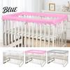 Teething Crib Protector 1 Set Breathable Mesh Rail Cover Soft Baby for Bed Guardrail Rails Thick Pad Toddler Bed Edge Guard Nursery Cover