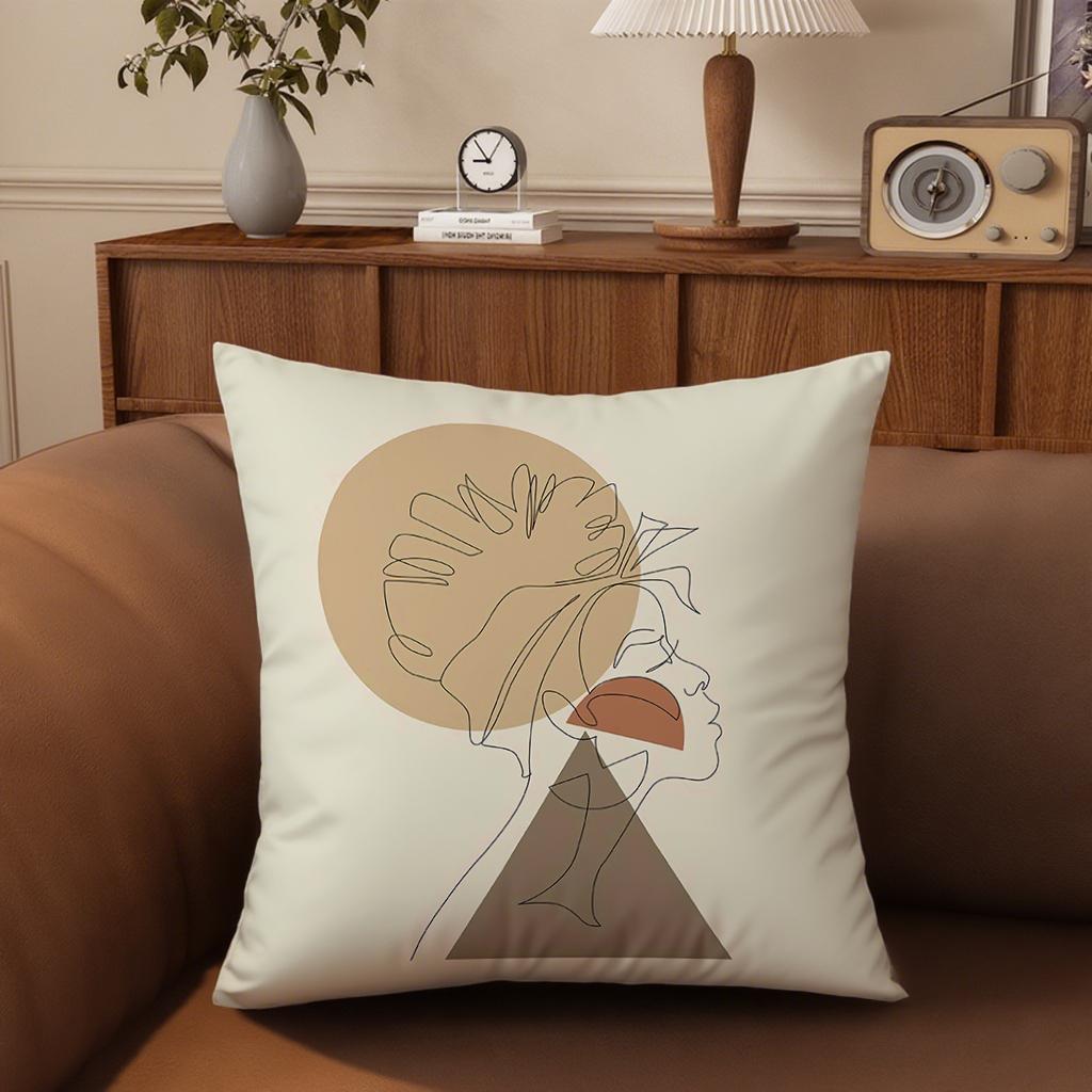 Kissenbezüge mit Blumen- und PalmenmusterGeeignet für Sofa, Auto, Schlafzimmer, dekorative Kissenbezüge, Kissenbezüge