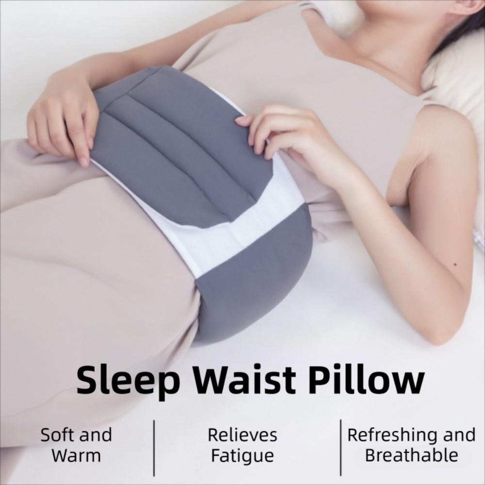 Comfortable Unisex Sleep Pillow Waist Protection Lumbar Cushion Belt Bed Sleeping