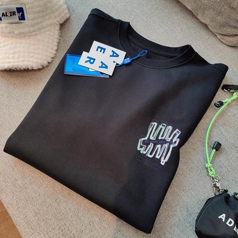 

Простая повседневная футболка с короткими рукавами из чистого хлопка для мужчин и женщин, новые летние модные свободные и универсальные топы для пар с половиной рукавов XXXL