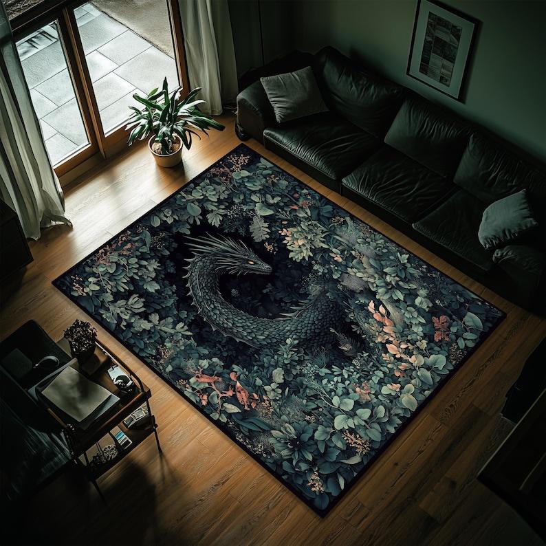 

Dragon Rug Large Living Room Carpet Home Decor Bedroom Bedside Rugs Kids Play Mat Floor Plush Soft Anti-slip Carpets Tapis 50x80cm
