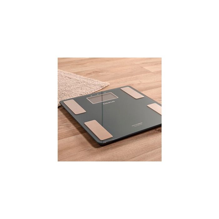Pèse-personne - TAURUS - INCEPTION PERFECT - Gris - 200 kg - Electronique