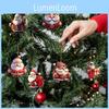 Adorable 2023 Christmas Santa Acrylic Car Decoration Festive Tree Ornament