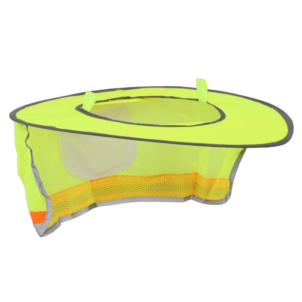 3PCS With Breathable Mesh Hard Hat Sun Shield with Reflective Stripe Helmet Sun Shade, for Cycling