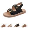 Girls Open Toe Sandals Soft Sole Beach Shoes Adjustable Buckle Straps Non Slip Lightweight Summer Footwear for Toddlers and Kids
