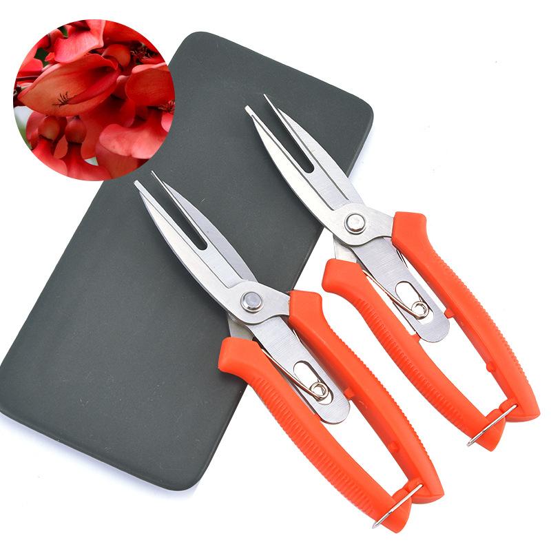 1 buc Foarfece de rarit flori și fructe cu două tăișuri Oțel carbon Grădină Livadă Plantă Kiwi Păr Măr Pomi Fructiferi Unelte de tăiere multifuncționale