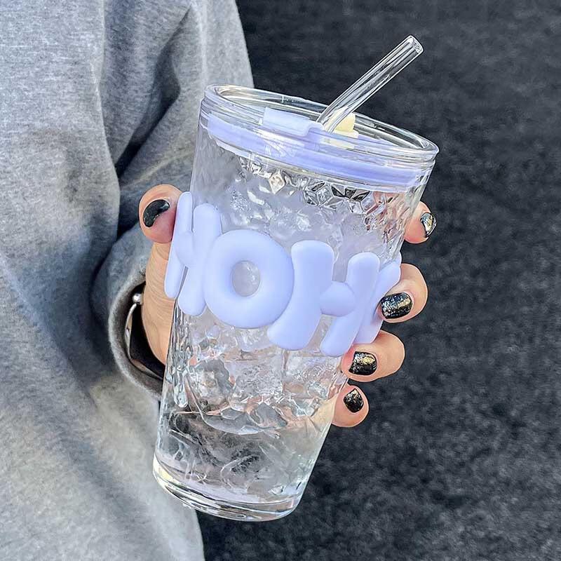 Durable Glass Straw Cup