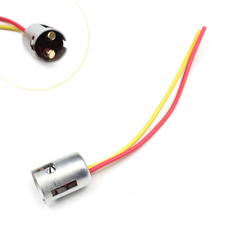 2 Wires 1157 Bulb Socket Connector Bay15D Car Tail Brake Bulb Socket Connector