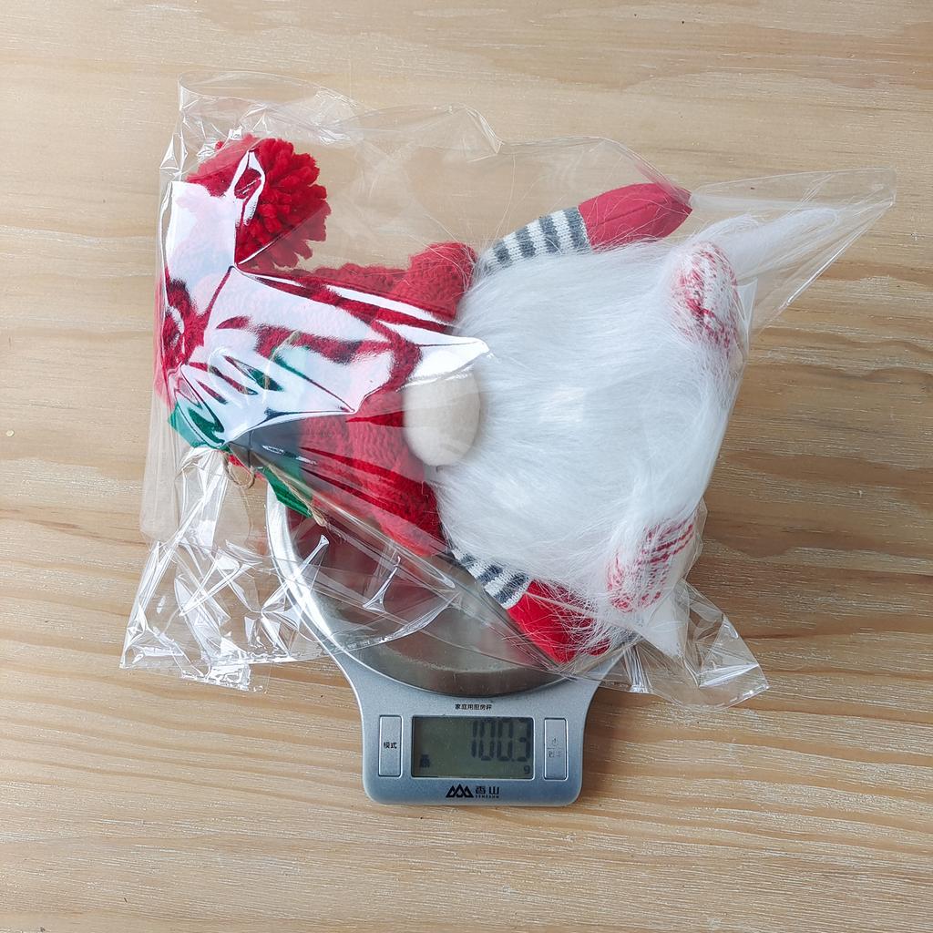 Christmas Scene Decorative Ornaments Glow Dwarf Doll Knitted Dolls Swing Festive Gift