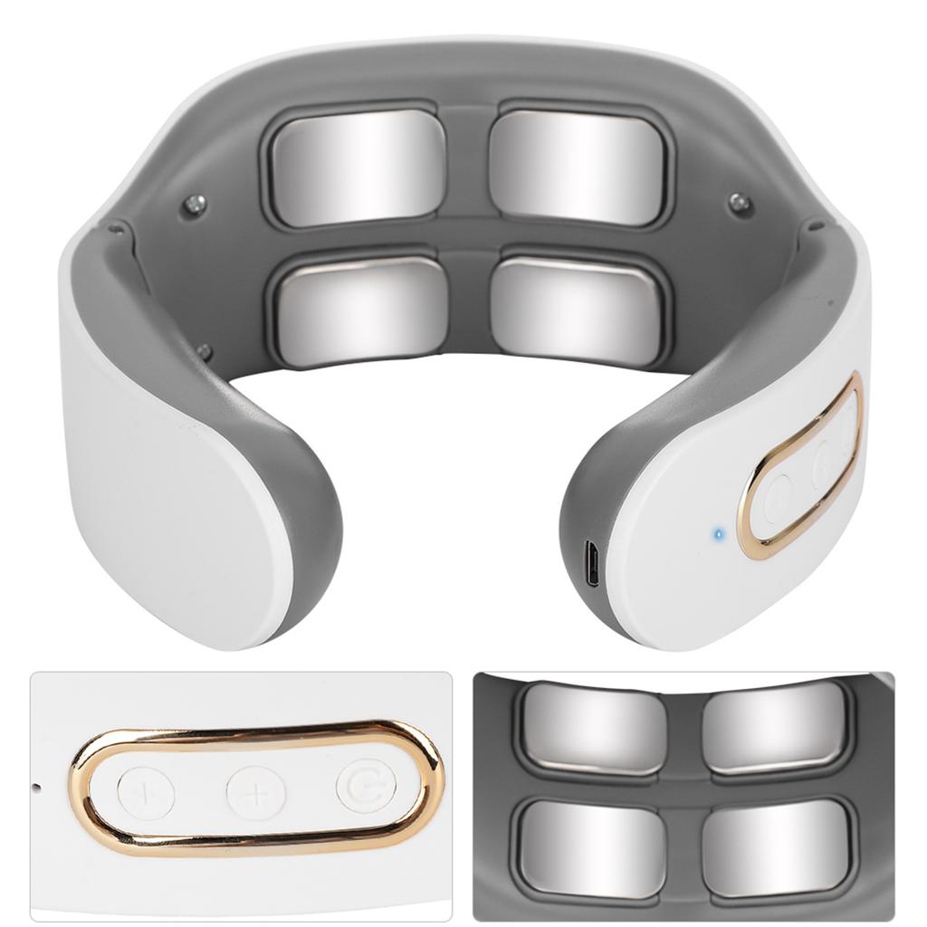 Electric Neck Massager Pulse Cervical Vertebra Massager Pain Relief Health Care Tool