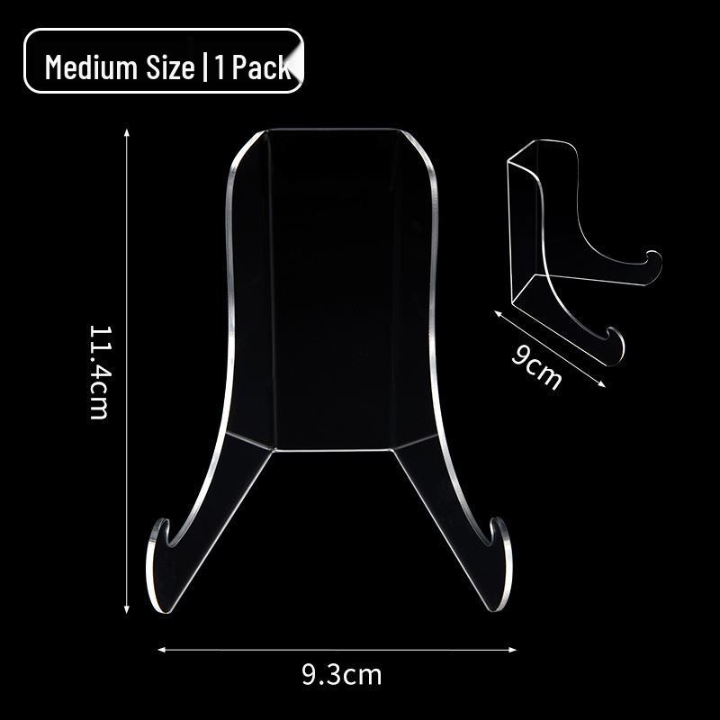Transparent Acrylic Phone & Tablet Holder - Portable, Multifunctional, Minimalist Design, Thickened Desktop Stand