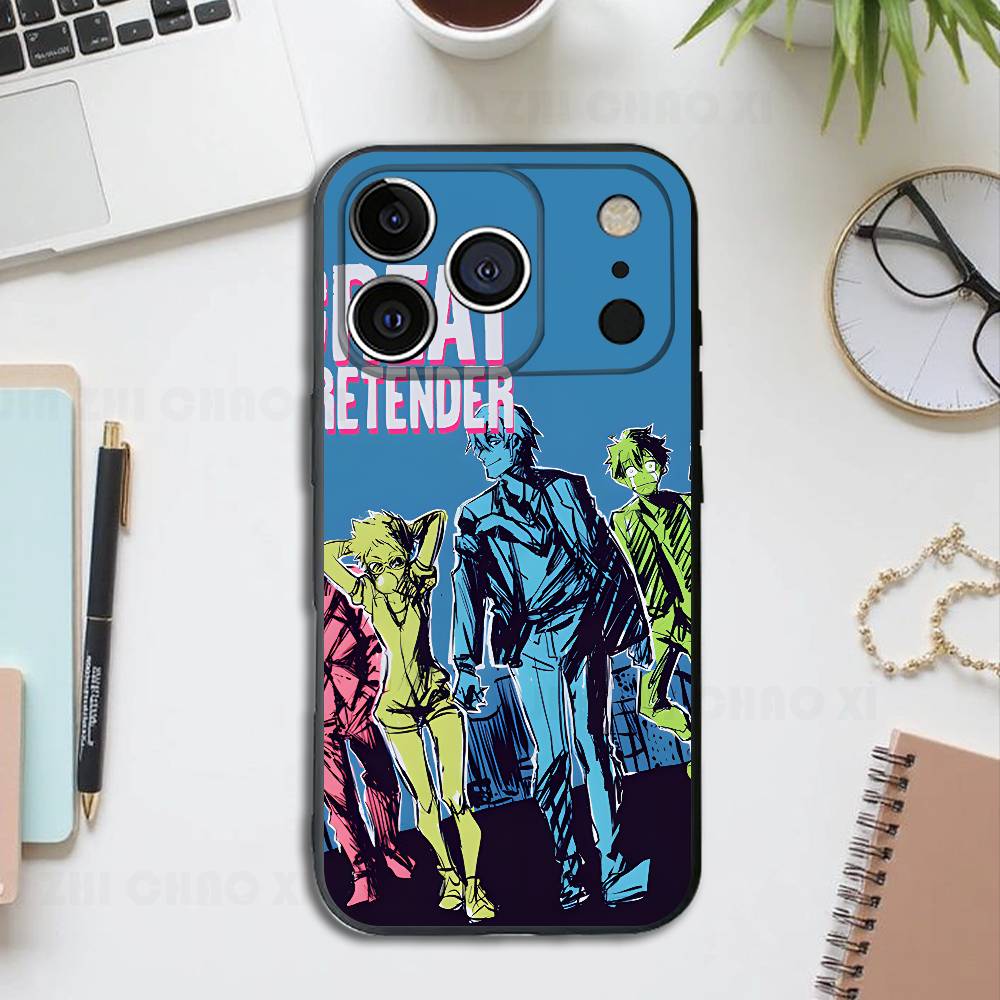 Great P-Pretender Makoto Silicone Soft Phone Case For IPhone17 16 15 14 13 12 11 Pro Max Plus X XR SE Cover