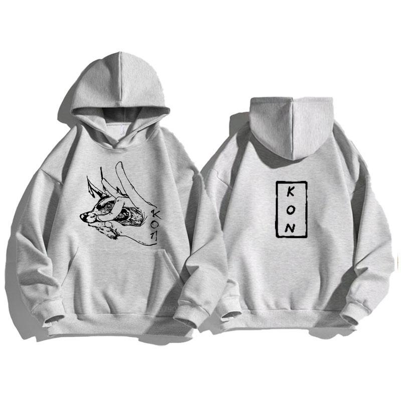 Hot Anime Chainsaw Man Hayakawa Aki Fox Devil Kon Graphic Printed Hooded Men Women Hoodies Casual Sweatshirt Harajuku Streetwear