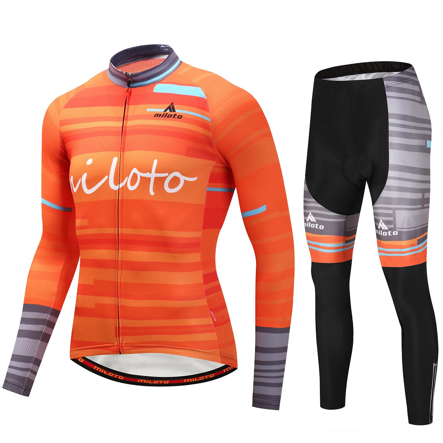 

Cycling Suit Long Suit, Men s Cycling Suit 2026 Autumn Breathable Cycling Suit XS
