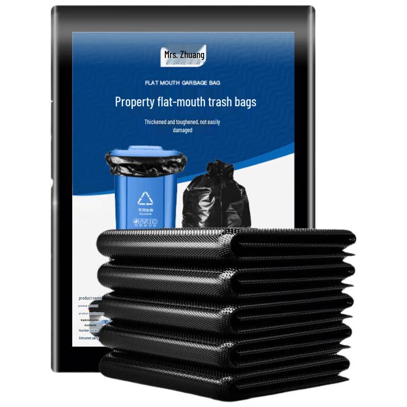 Heavy-Duty Plastic Garbage Bags