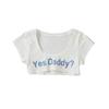 Yes Daddy Micro Crop Top Ddlg Clothing Other Erotic Clothing